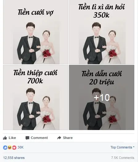 Chi phí đám cưới, đám hỏi cần bao nhiêu tiền? 7 Chi phí đám cưới, đám hỏi cần bao nhiêu tiền?